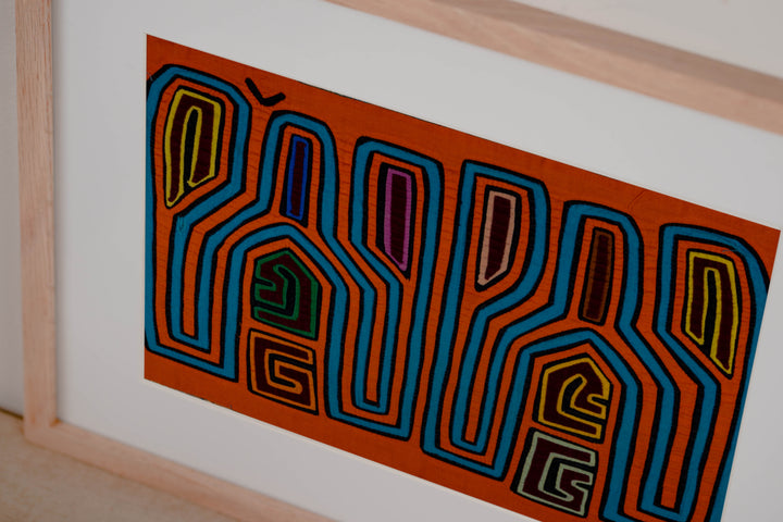 Orange And Turquoise Tuning Fork Mola