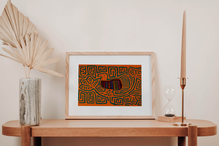 Orange And Green Partridge In Tree Mola