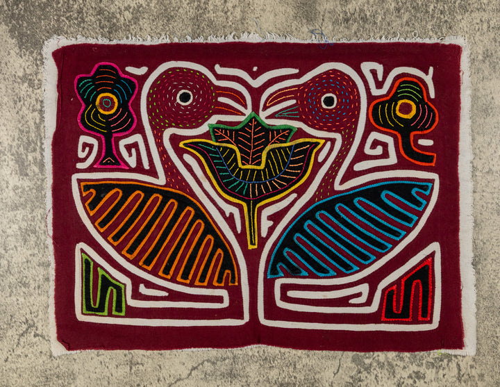 Multicolor Swan Optical Illusion Mola