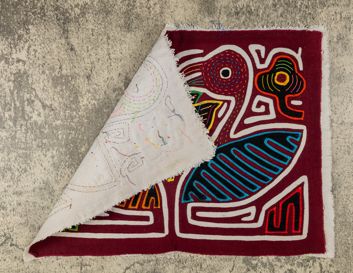 Multicolor Swan Optical Illusion Mola