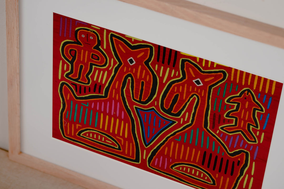 Large Red Talking Horse Mola