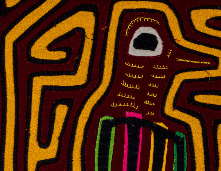 Burgundy And Gold Duplex Birdcage Mola