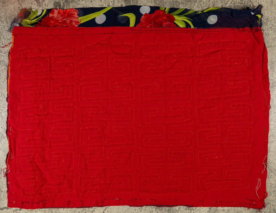 Orange And Red Classic Design Former Blouse Mola