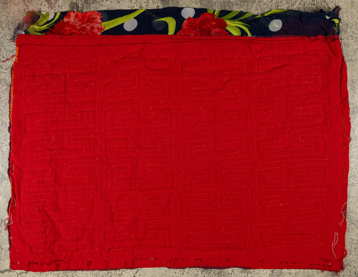 Orange And Red Classic Design Former Blouse Mola