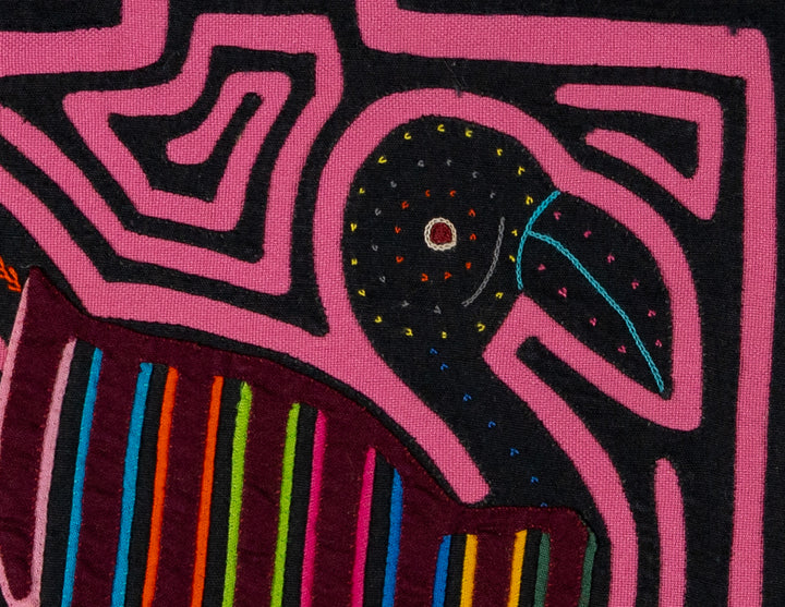Black And Pink Beachcomber Seagull Mola