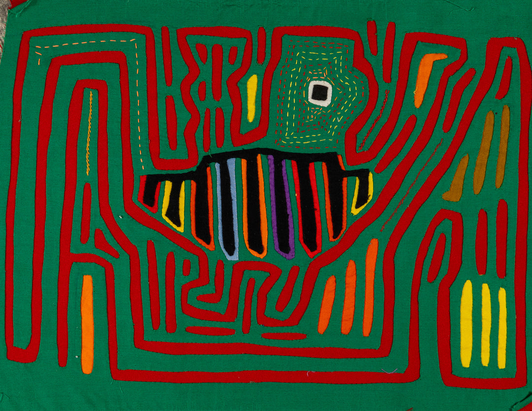 Red And Green Jungle Critter Mola