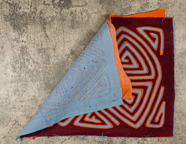 Burgundy Orange And Blue Dinosaur Eggs Mola