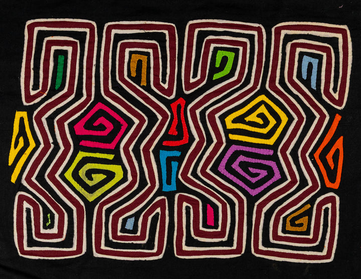 Multicolor Puppy Dog Optical Illusion Mola