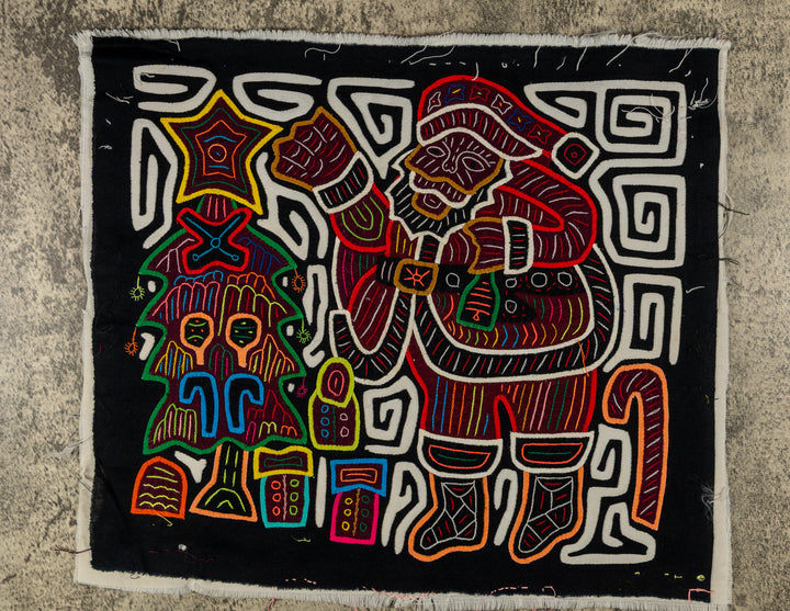 Christian Santa Claus And Christmas Tree Mola