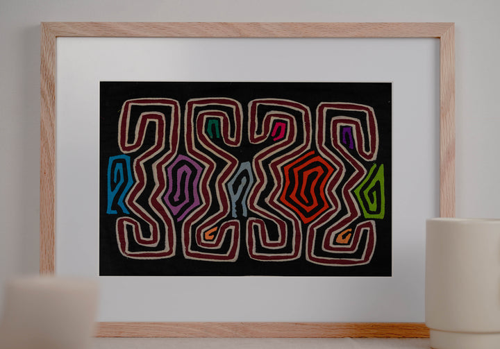 Weird Multicolor Puppy Dog Optical Illusion Mola
