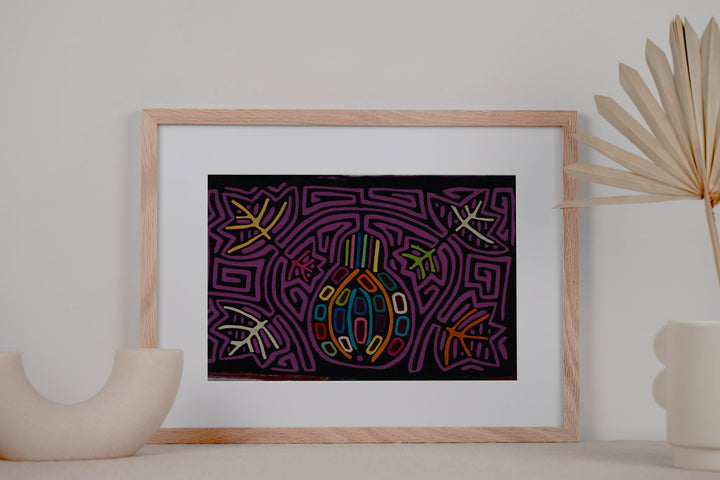 Black And Purple Figment Of Imagination Mola