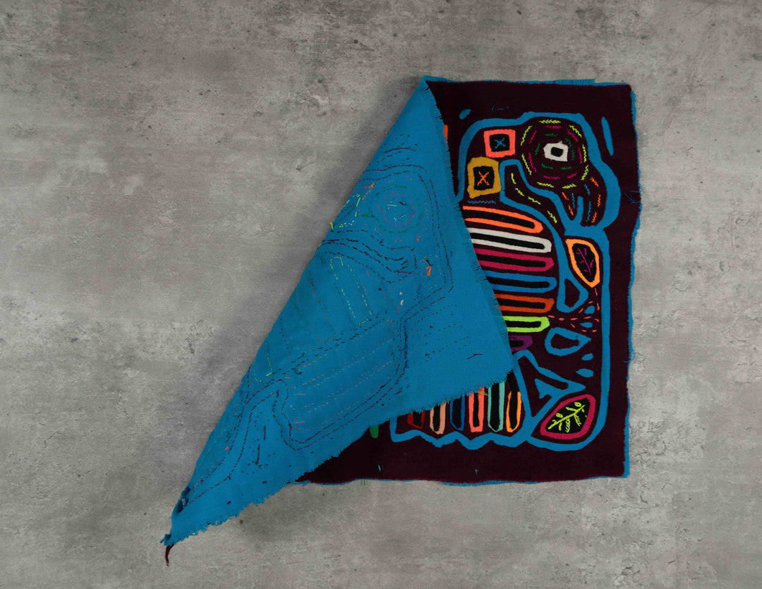 Maroon And Turquoise Buzzard Bird Mola