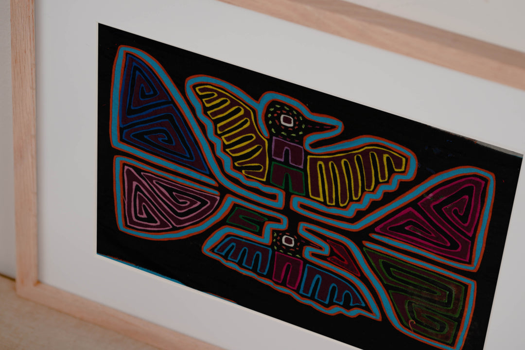 Black And Turquoise Thunderbird Mola