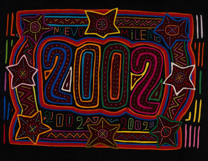 Red Blue And Orange 2002 New Year Mola