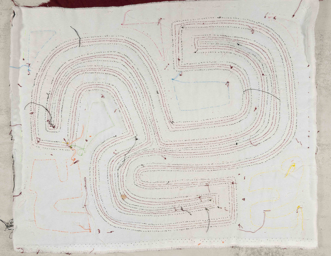 Burgundy And White Raceway To Nowhere Mola