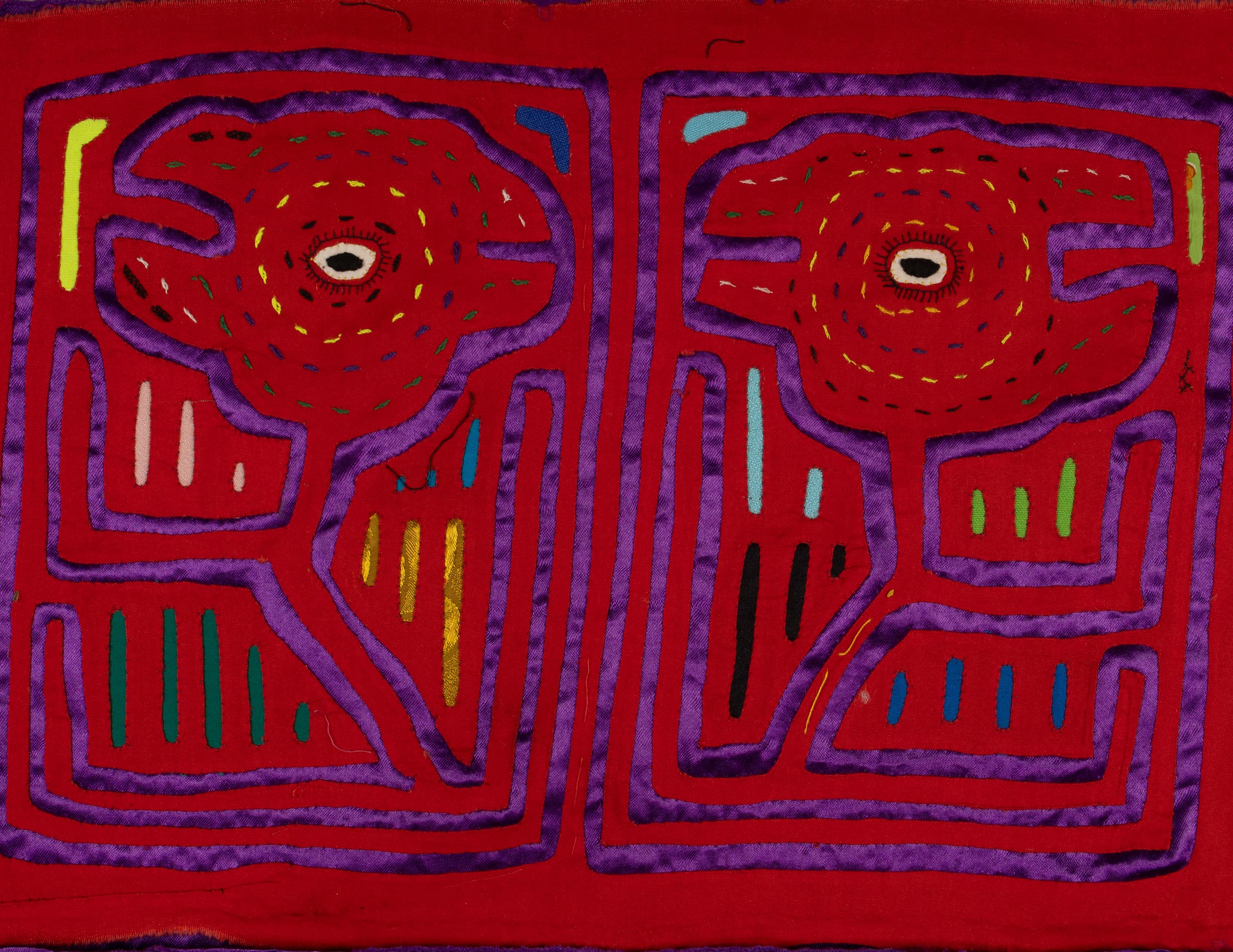 Red And Purple Talking Heads Mola