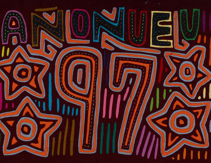 Burgundy And Orange New Year 1997 Mola