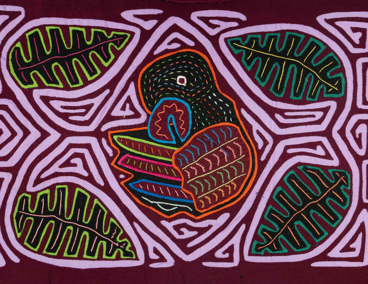 Maroon And Purple Spring Leaves and Parrot Mola