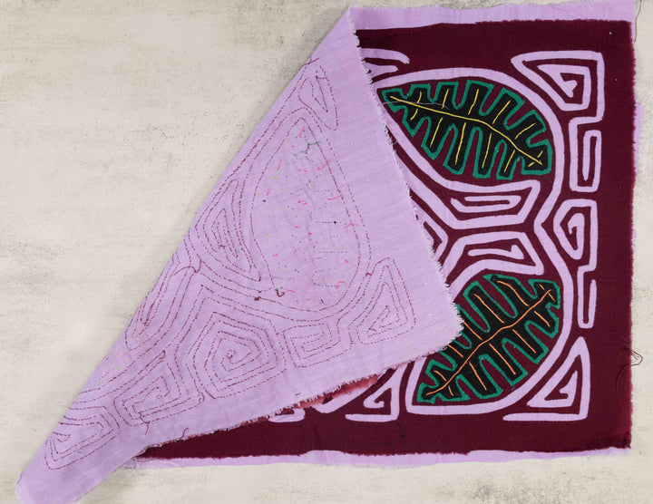 Maroon And Purple Spring Leaves and Parrot Mola