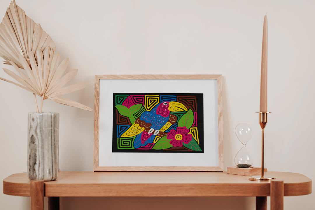 Multi-Color Toucan Parrot Bird Mola