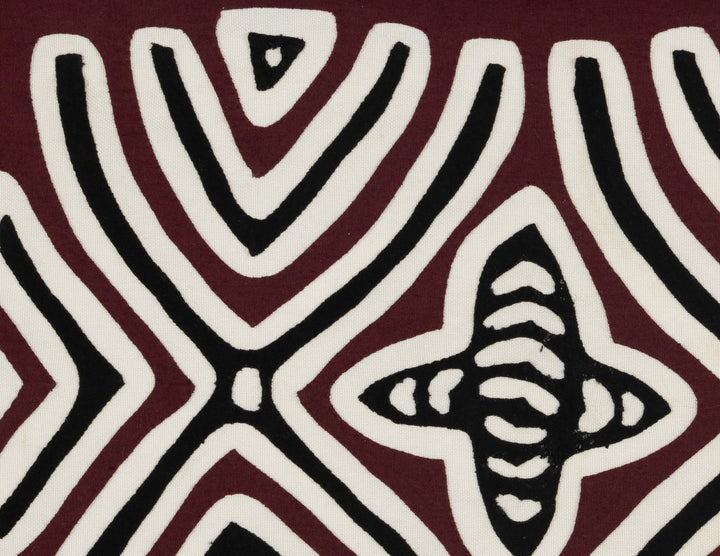 Black Maroon And White Classic Design Mola