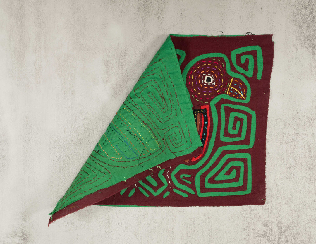 Maroon And Green Waddling Duck Mola