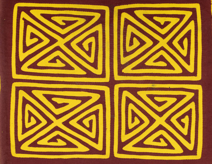 Maroon And Yellow Classic Design Mola