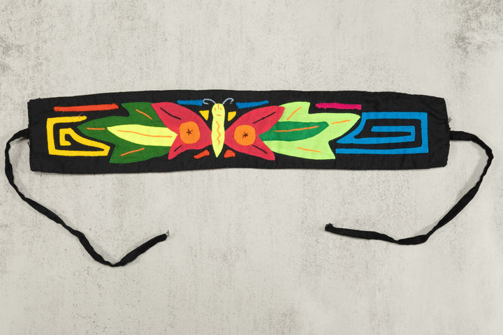 Panama Mola Headband Jungle Butterfly