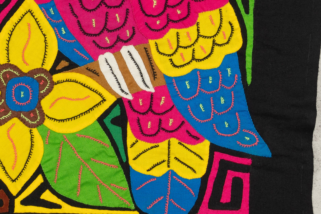 Two Multi-Color Toucan Parrot Bird Mola