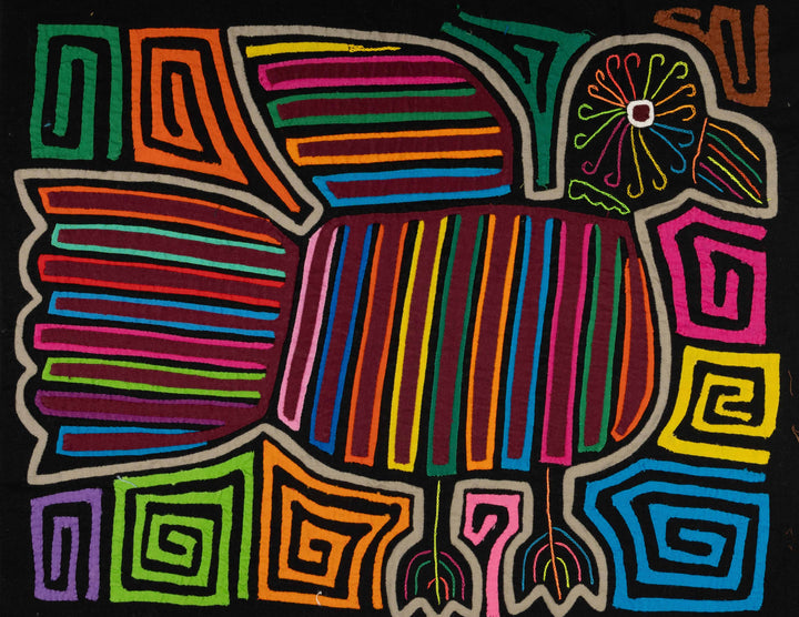 Proud Rainbow Colorful Bird Mola