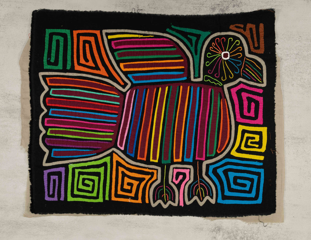 Proud Rainbow Colorful Bird Mola