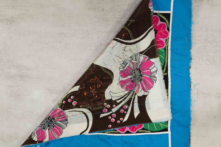 Two Parrot Bird And Three Flower Mola