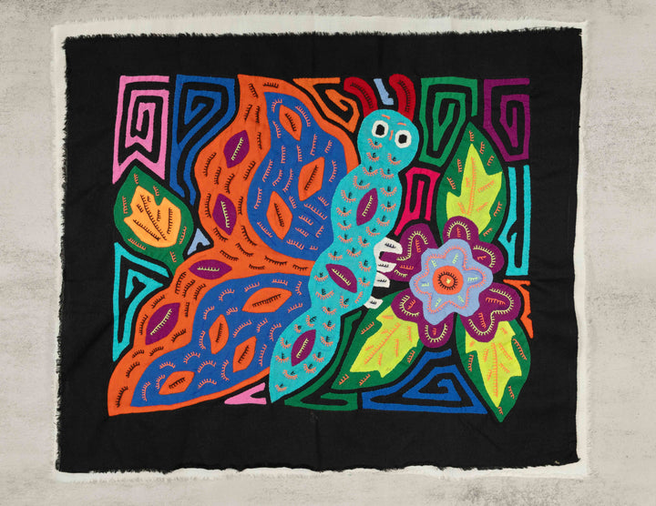 Blue And Orange Butterfly Mola