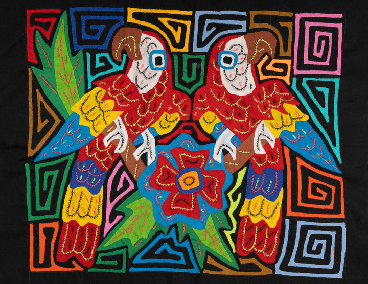 Two Macaw Parrot Bird Mola
