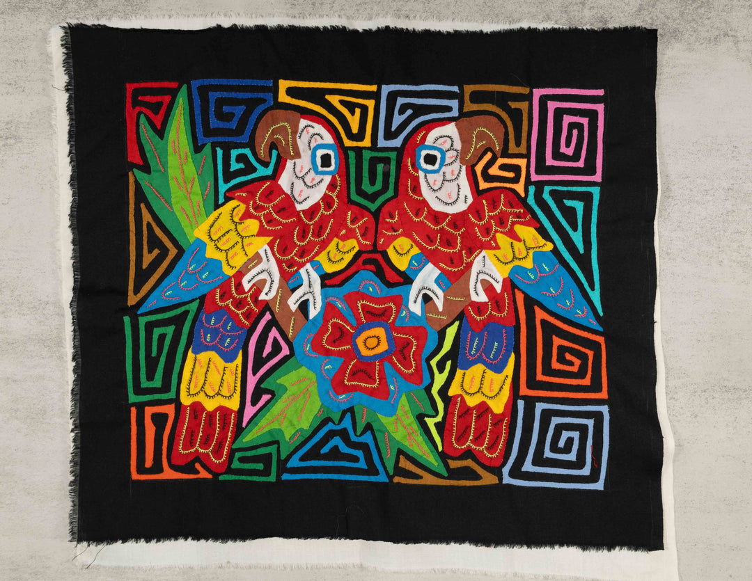 Two Macaw Parrot Bird Mola