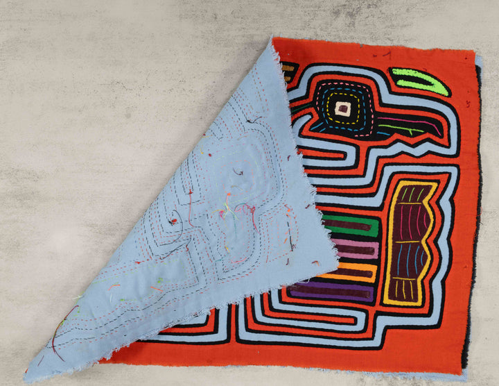 Orange And Blue Optical Illusion Mola