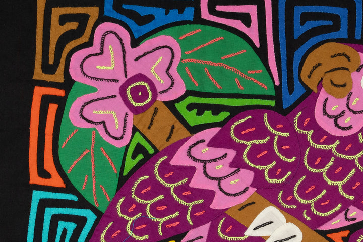 Purple Rainforest Parrot Bird Mola