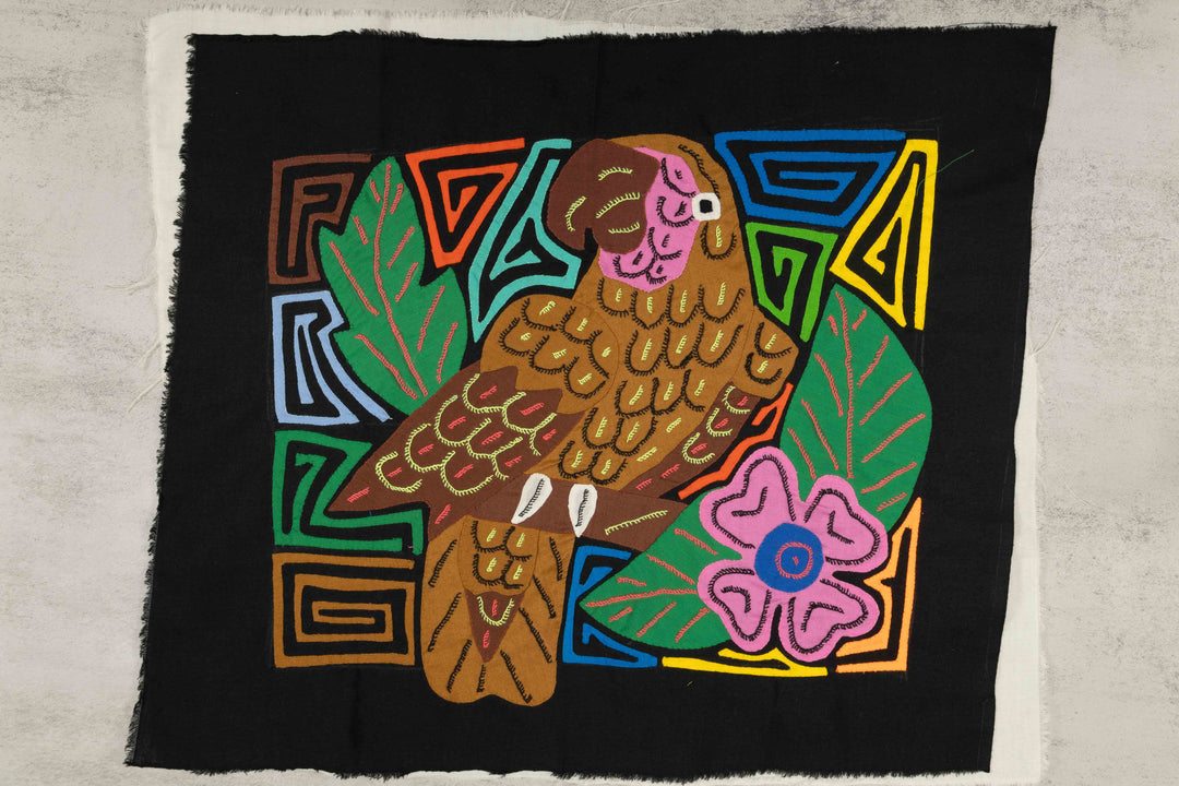 Pink And Brown Rainforest Parrot Bird Mola