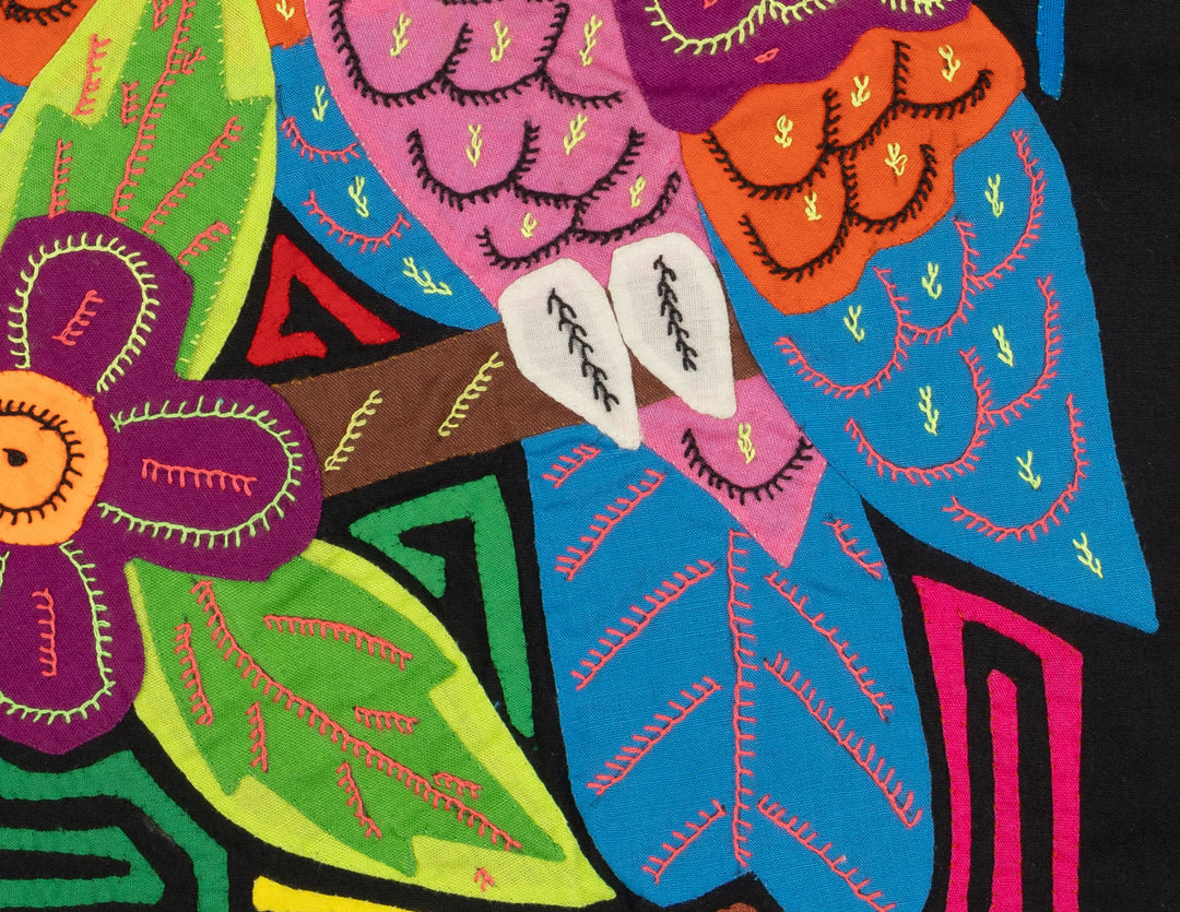 Two Pink Blue And Orange Parrot Bird Mola
