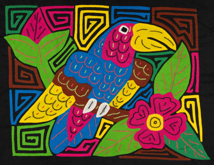Multi-Color Toucan Parrot Bird Mola