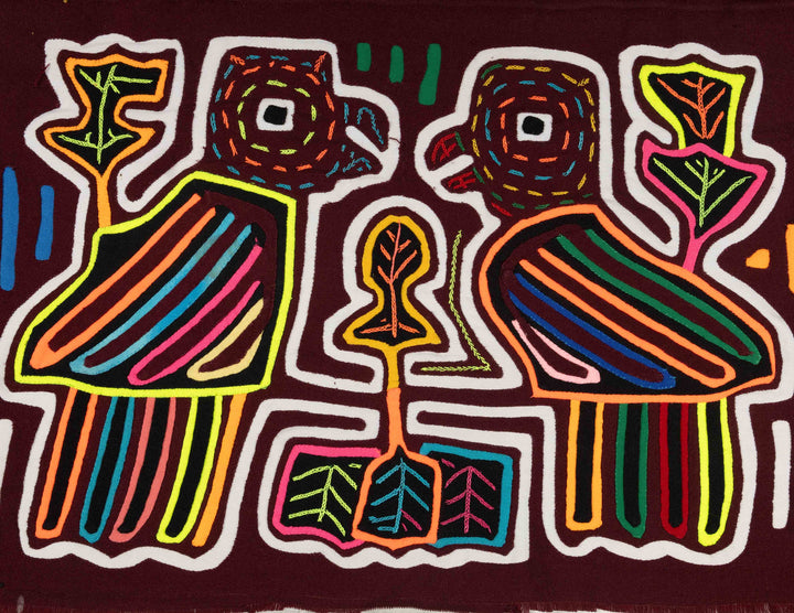 Burgundy And Rainbow Weathervane Bird Mola