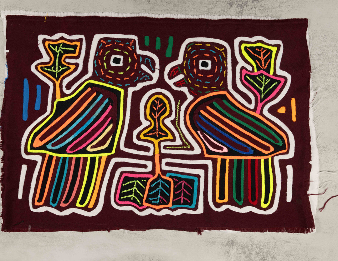 Burgundy And Rainbow Weathervane Bird Mola