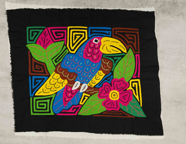 Multi-Color Toucan Parrot Bird Mola