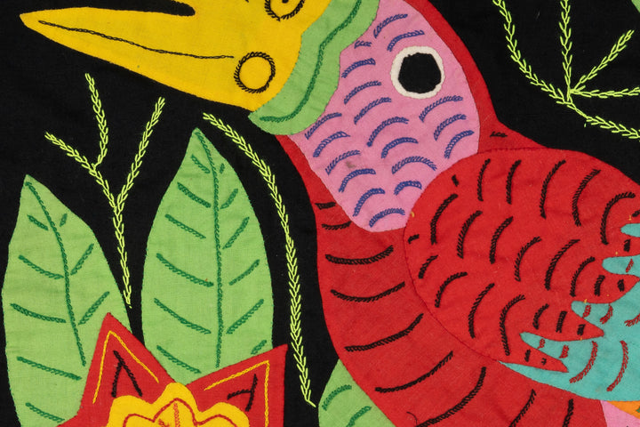 Rainforest Multi-Color Toucan Parrot Bird Mola