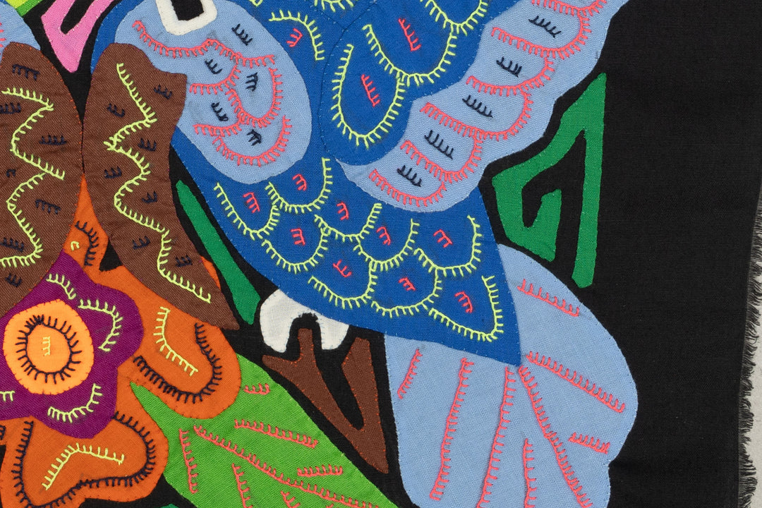 Two Blue Hummingbird Bird Mola