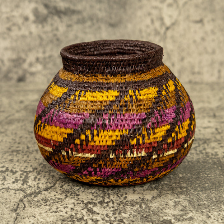 Fine Design Hand Woven Rainforest Basket
