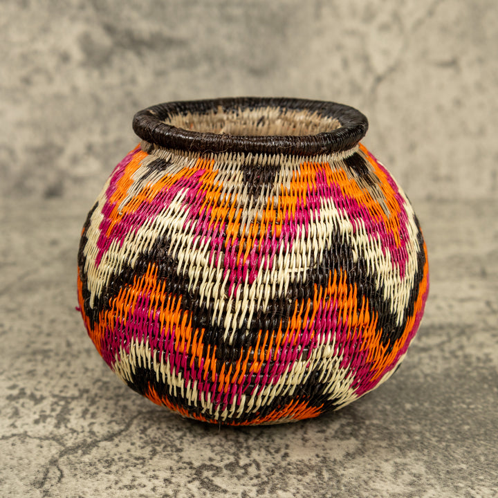 Angry Waves Hand Woven Rainforest Basket