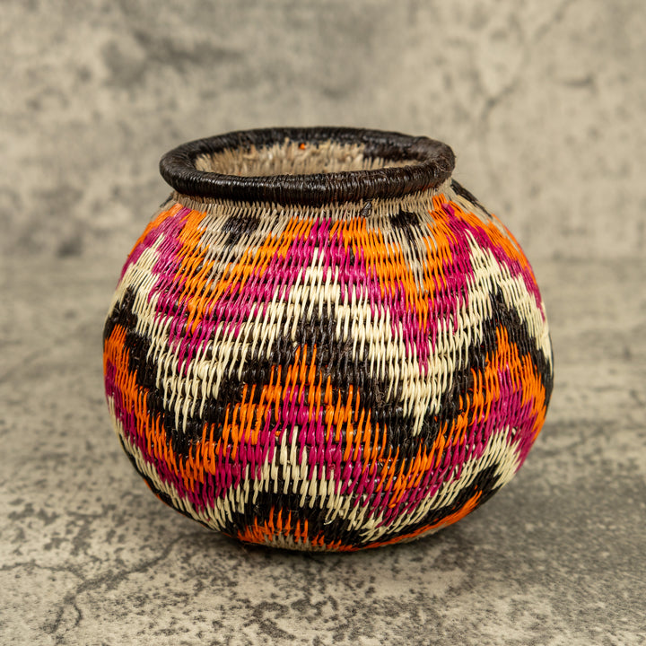 Angry Waves Hand Woven Rainforest Basket