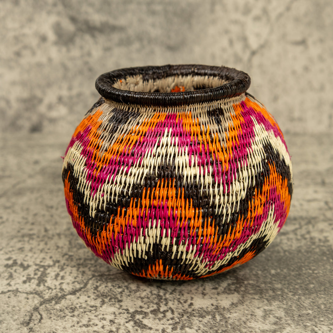 Angry Waves Hand Woven Rainforest Basket