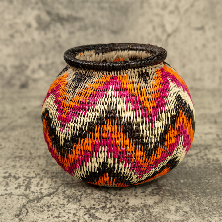 Angry Waves Hand Woven Rainforest Basket